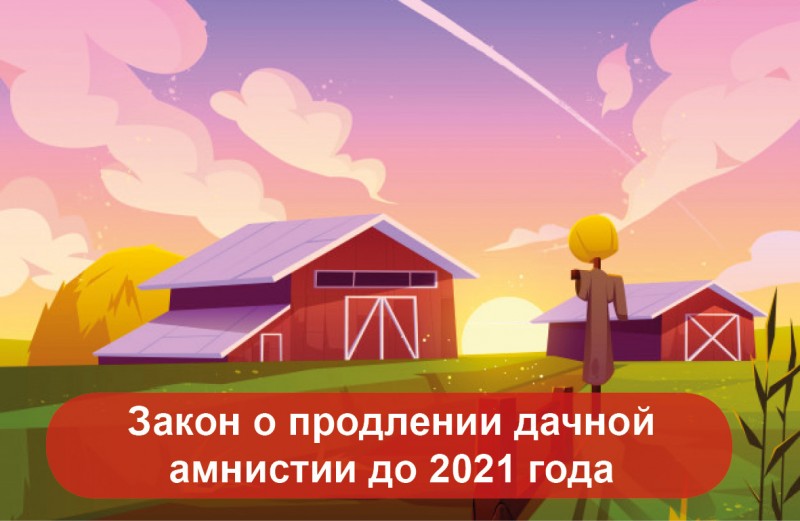 закон о продлении амнистии дачи