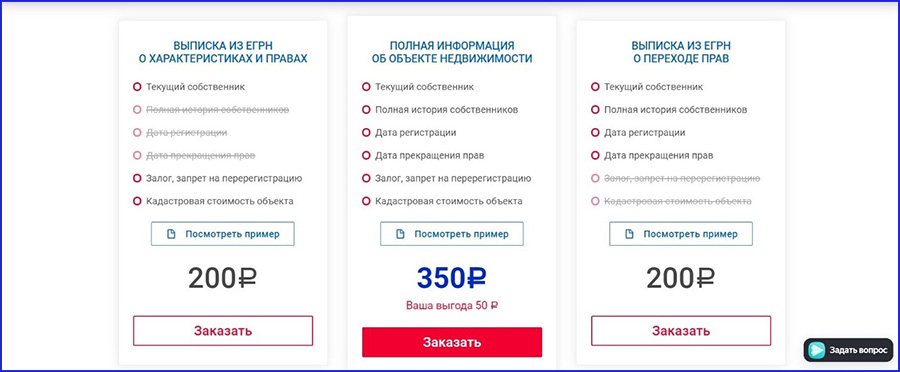 сроки и стоимость выписки ЕГРН из МФЦ