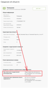 Совладение квартирой на сайте Росреестра - 2 собственника